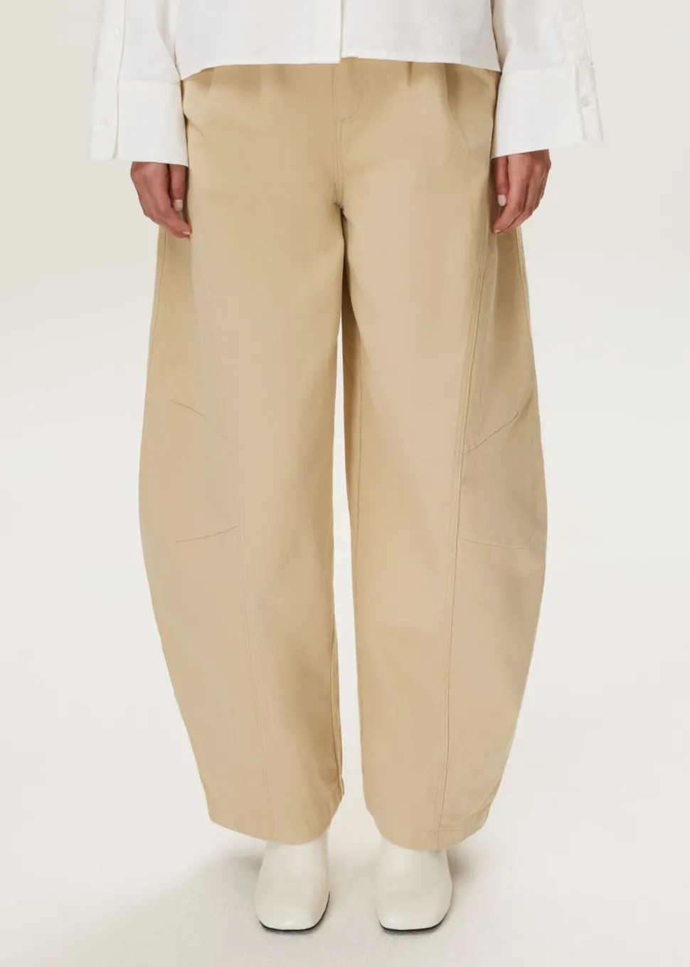Twill barrel broek