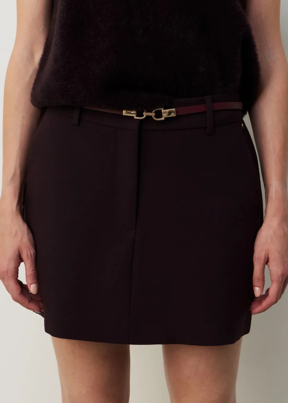 Twill tailored skort