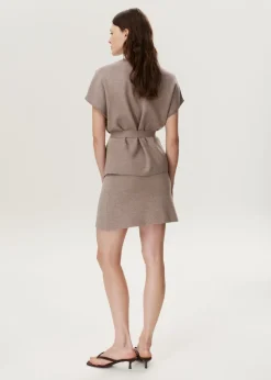 Vest met strikdetail